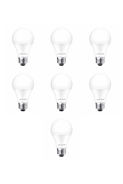 7 Adet Gecem 11W Led Ampul E27 Duy 6500K - Beyaz Işık