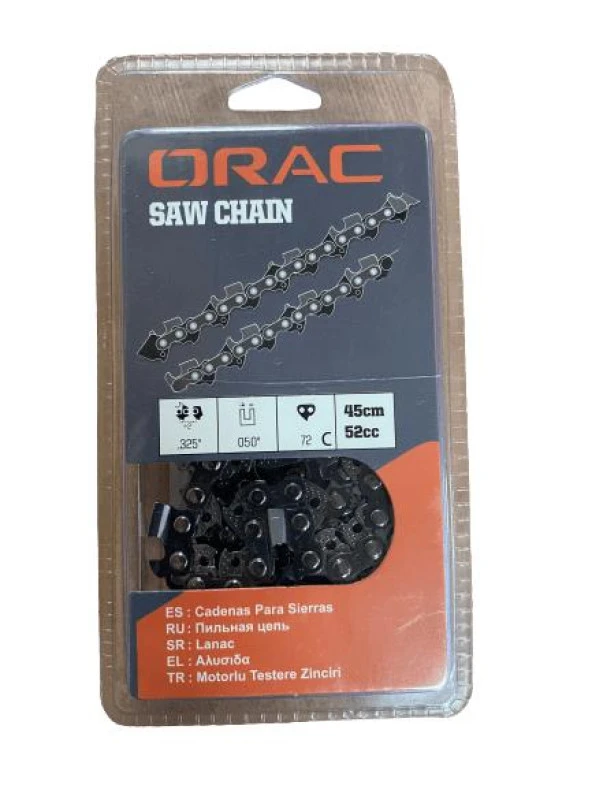 Orac 3,25/36 Diş Paket Zincir Köşeli - 2