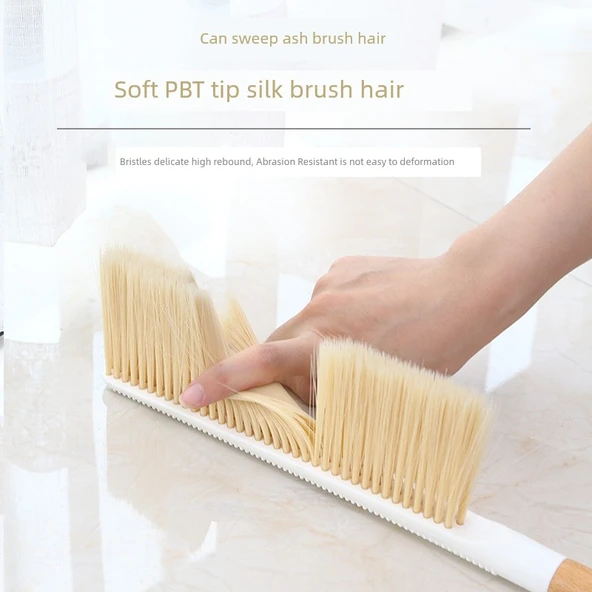 Yatak Toz Alma Fırçası - Ahşap Rengi - Tekli - Resim 2