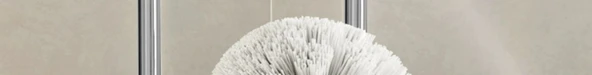 WC Fırçası Seti - Krom Kaplama Paslanmaz Çelik 45cm +1 Siyah Başlık - 10
