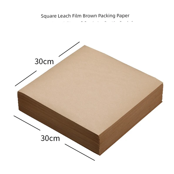 Kalın Kahverengi Ambalaj Kağıdı 70g - 30x30cm - 500 Adet