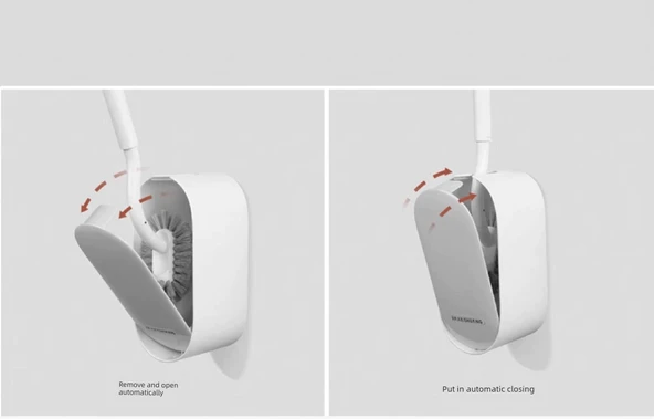 Deliksiz Japon Klozet Fırçası Seti (2 Adet) - Geliştirilmiş Model - Resim 12