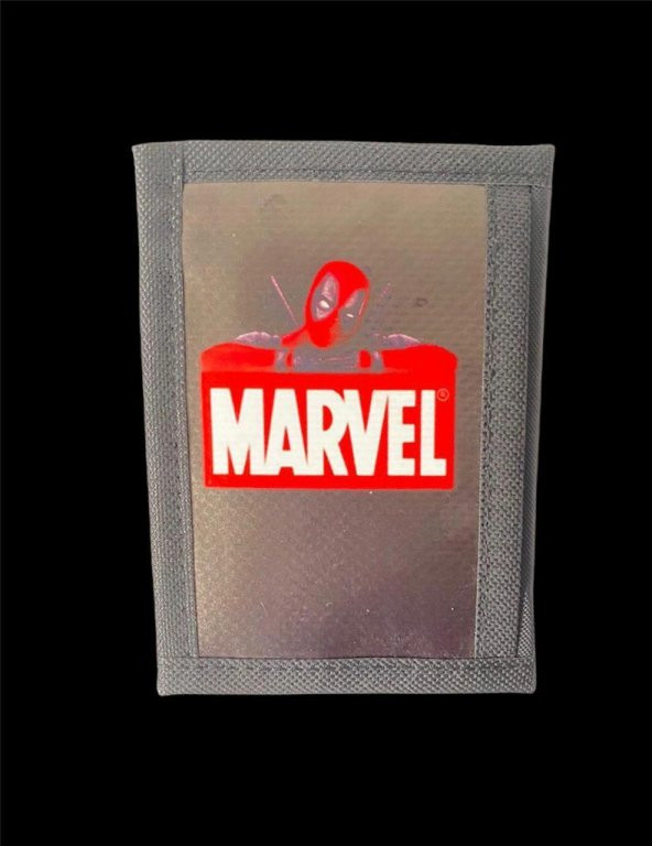 Marvel Yazılı Baskılı Spor Cüzdan