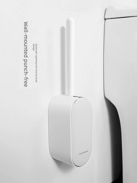 Deliksiz Lüks Kayın Klozet Fırçası (2 Adet) + 5 Klozet Temizleyici - Resim 6