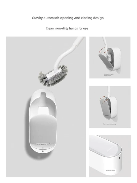 Deliksiz Japon Klozet Fırçası Seti (2 Adet) - Geliştirilmiş Model - Resim 4