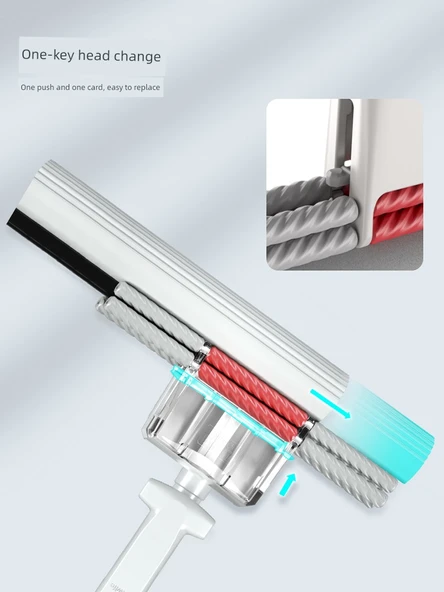 Sünger Paspas - Ekstra Büyük 38cm, 3 Başlıklı - 5