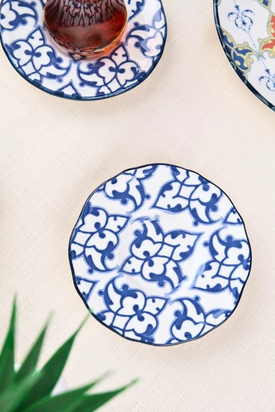 Tabak Evi Porselen Mia Çay Tabak Takımı 12cm 6 Parça FLY6ÇTPRS1210 - 3