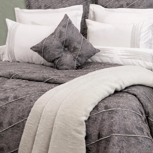 Schafer Home Paloma Çeyiz Seti 11 Parça-Gri - 3