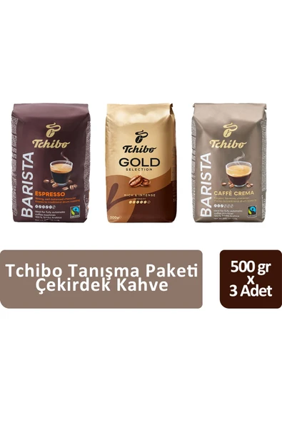 Tchibo Tanışma Paketi Çekirdek Kahve 500 gr x 3 Adet ürün görseli