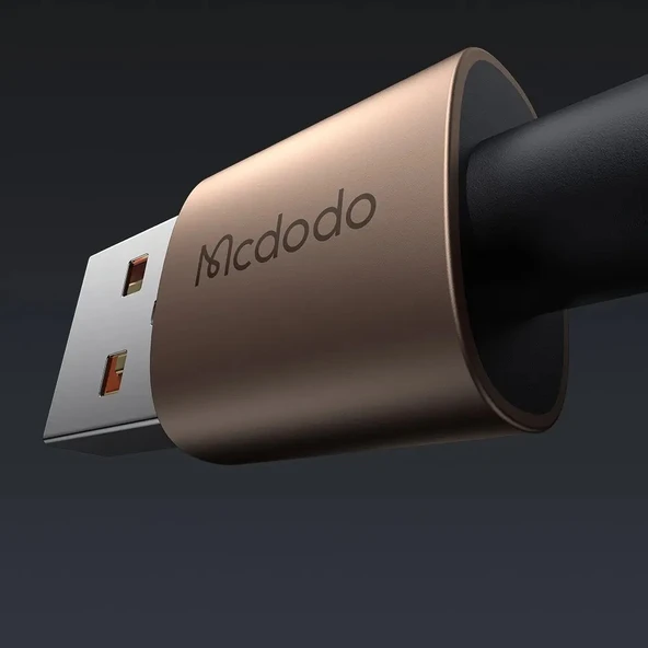 Mcdodo CA-6911 3A Işıklı Usb iPhone Şarj Data Kablosu 1.2m Siyah - 2
