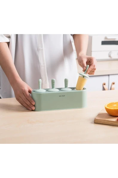 Pinmoo Evde Dondurma Şeker Kalıbı- Mint - 2