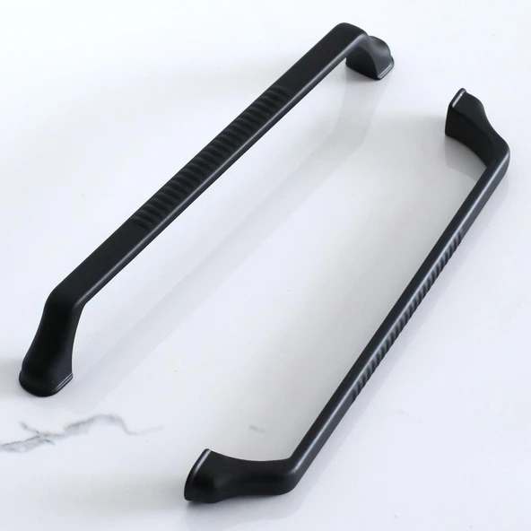 Mobilya Mutfak Çekmece Dolap Dolabı Kapak Kulbu Kulpları Kulpu Metal 160 mm 160 cm Siyah Kulp - Resim 4