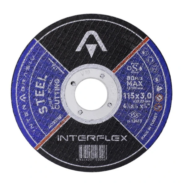 55 PARÇA Spiral Taşlama Cırt Zımpara İnox Metal Kesici Flap Disk - 3