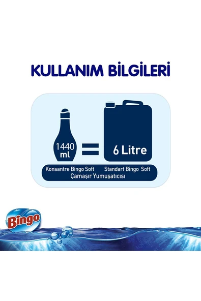 Soft Konsantre Çamaşır Yumuşatıcısı Manolya Bahçesi 1440 ml 4 Lü - 5