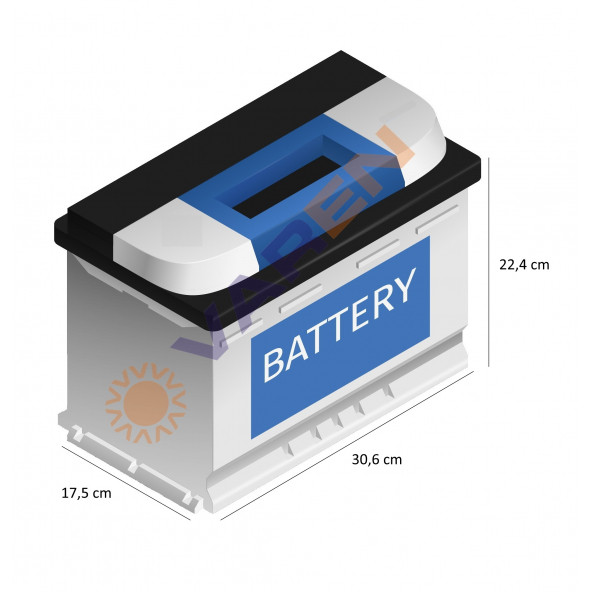 PRESİDENT DC AKÜ 12V 90AH - 2