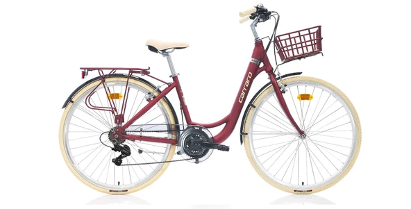 CARRARO JULIET 28 430H 21-V VB MAT KIRMIZI-KROM-KREM R2