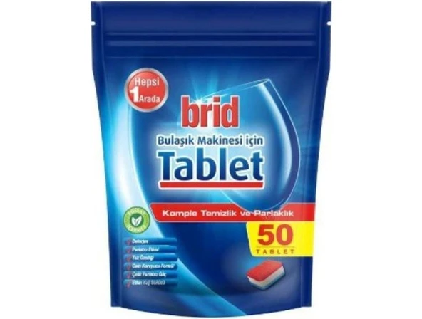 BRİD BULAŞIK MAKİNESİ TABLETİ 50'Lİ BRİD