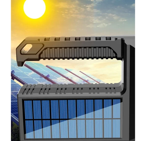 Yüksek Lümen Süper Parlak 8 LED  Yan Fener 3 Modlu Spot El Feneri - 4
