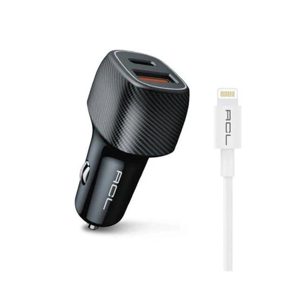 ACL AC85 2 USB Girişli Araç İçi Şarj Aleti Hızlı Şarj Destekli Pratik Güç Çözümü ürün görseli