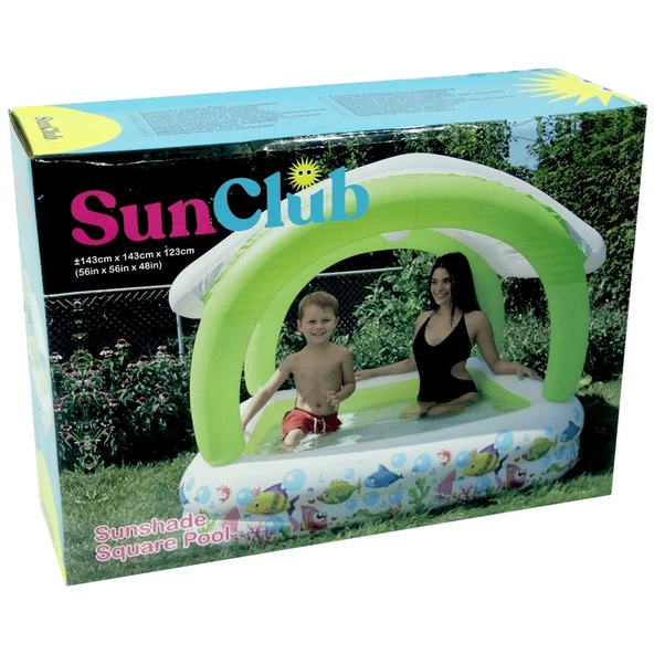 Jilong Sunclub Gölgelikli Havuz 143 x 143 x 123 Cm - 7
