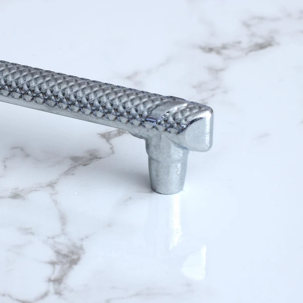 Mobilya Çekmece Mutfak Dolabı Dolap Kulpları Kapak Kulpu Kulbu Krom Metal Kulp 128 mm 12.8 cm - Resim 5