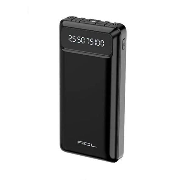 ACL 10000mAh Powerbank Kompakt Taşınabilir Şarj Cihazı Hızlı Şarj Destekli Mobil Batarya - 3