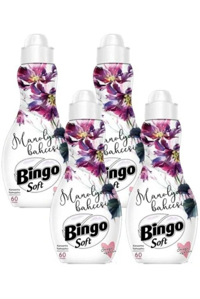 Soft Konsantre Çamaşır Yumuşatıcısı Manolya Bahçesi 1440 Ml x 4 Adet