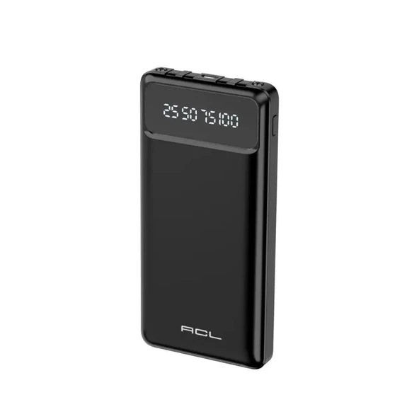 ACL 10000mAh Powerbank Kompakt Taşınabilir Şarj Cihazı Hızlı Şarj Destekli Mobil Batarya
