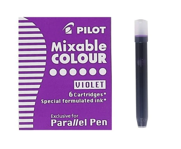 Parallel Pen  Mürekkep Kartuş - Renk : Mor 6 ad