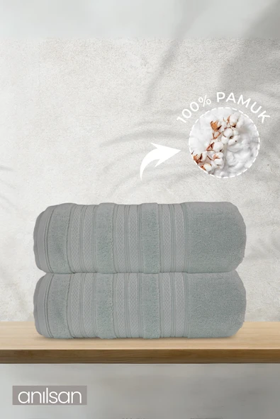 2'li Tavora Banyo Havlusu - 70x140 Cm, 570gr, %100 pamuk, Spa Ve Otel Havlusu, Günlük Kullanıma Uygun