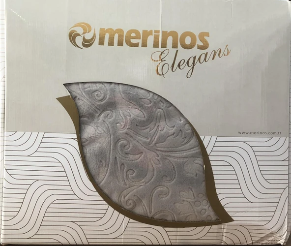 Merinos Çift Kişilik Embos Battaniye Elegans Kutulu 220 x 240 - 11