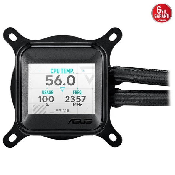 ASUS 360MM PRIME LC LCD ARGB AM5-1851P SIVI SOĞUTMALI İŞLEMCİ FANI - Resim 7