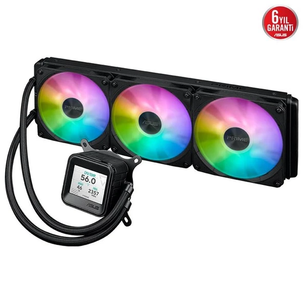 ASUS 360MM PRIME LC LCD ARGB AM5-1851P SIVI SOĞUTMALI İŞLEMCİ FANI - Resim 2