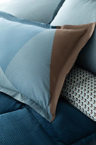 APRİCİTAS ÇİFT KİŞİLİK UYKU SETİ SOFTLY PICASSO INDIGO - 2