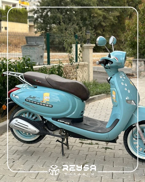 Cappuccino Motor Sticker Set 12 Parça - 3