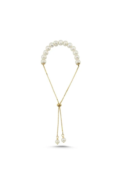 8,5 mm Doğal İnci Asansörlü Bileklik - Resim 4