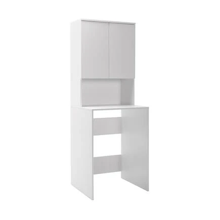 Çamaşır Makinesı Dolabı-Mat Beyaz 65x182x60 cm (GxYxD)