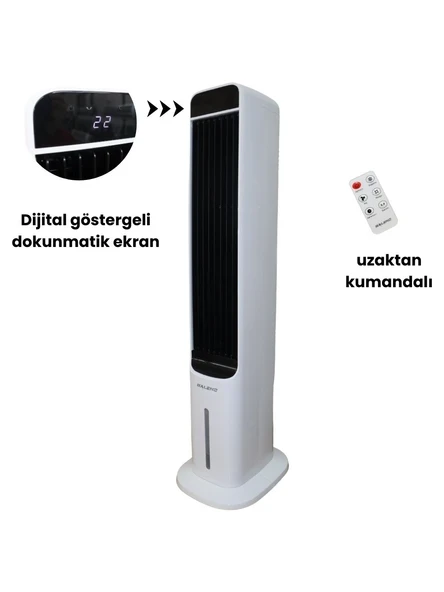 Baleno EC 50 BTR Buharlı Uzaktan Kumandalı Kule Tipi Vantilatör - 2