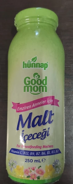 HÜNNAP GOOD MOM EMZİREN ANNELER İÇİN MALT İÇECEGİ 250ML CAM ürün görseli 1