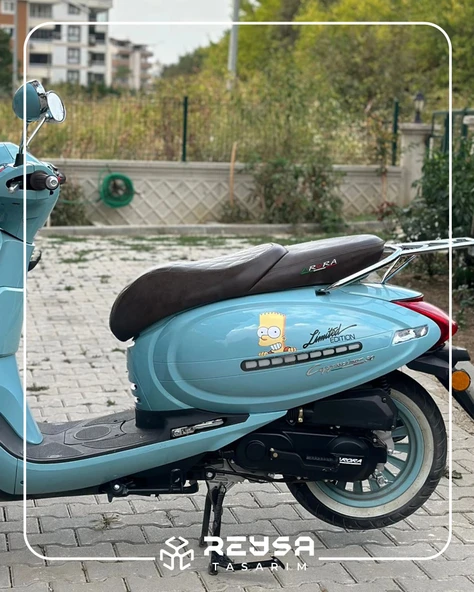 Cappuccino Motor Sticker Set 12 Parça - 4