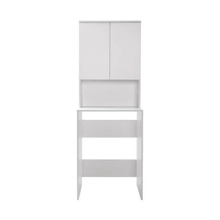 Çamaşır Makinesı Dolabı-Mat Beyaz 65x182x60 cm (GxYxD) - 3