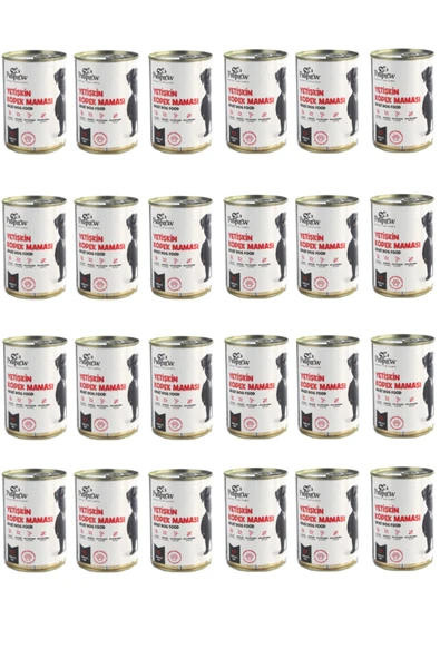 Köpek Yaş Mama Sığır Parça Etli Konserve Jöleli Premium Besleyici Yemek Tahılsız İçerik 24 x 415 gr - 2
