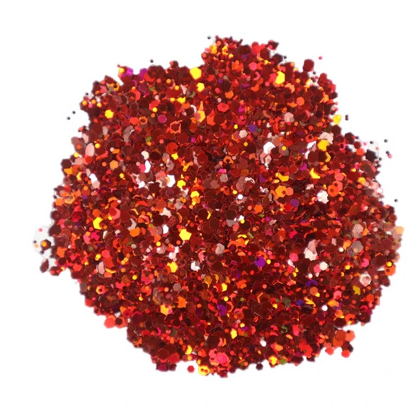 Glitter Sim Epoksi Süsleme Aksesuarı (100 GR)  Kırmızı