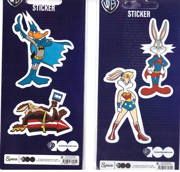 LOONEY TUNES WB100 STICKER STC-381815