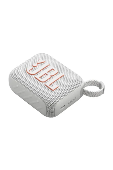 JBL Go 4 Bluetooth Hoparlör IP67 Beyaz - 3