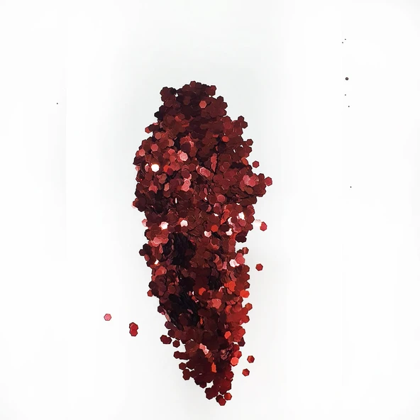 Glitter Sim Epoksi Süsleme Aksesuarı (100 GR)  Bordo