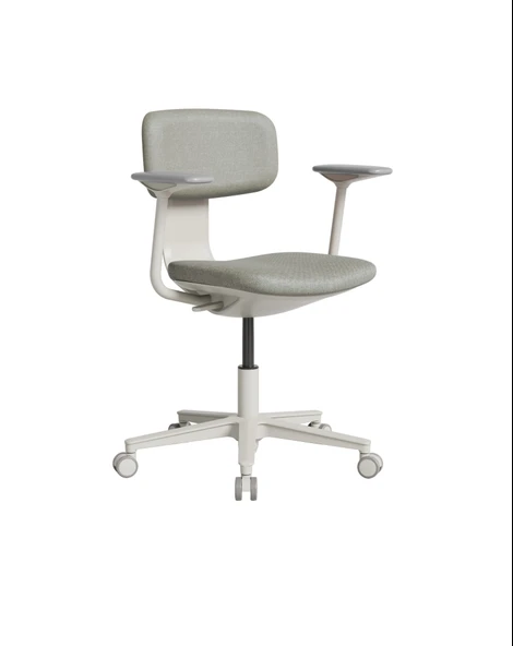 Tesla Comfort Çalışma Koltuğu - Gri Kumaş 61x74-86x60 cm - 3