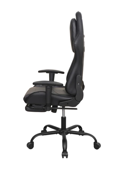 Adore Gaming ProX Oyuncu Koltuğu Siyah S. Deri 71x77,5-126x136 cm - 7