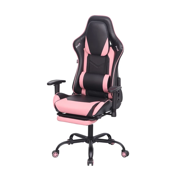 Adore Gaming ProX Oyuncu Koltuğu Siyah / Pembe S. Deri 71x77,5-126x136 cm - 4