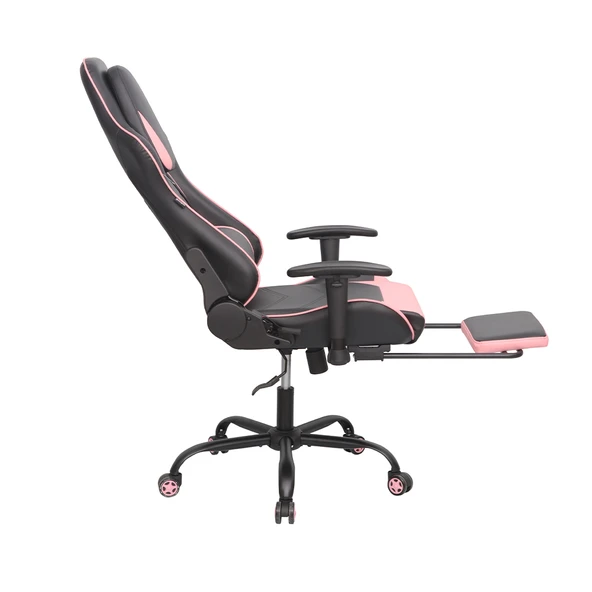Adore Gaming ProX Oyuncu Koltuğu Siyah / Pembe S. Deri 71x77,5-126x136 cm - 11